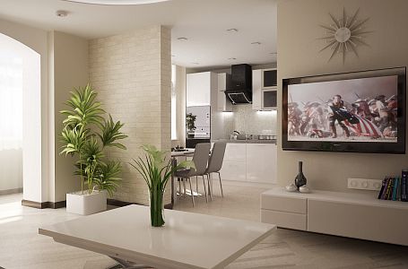 Дизайн-проект интерьера 3-х комнатной квартиры по ул. Калинина